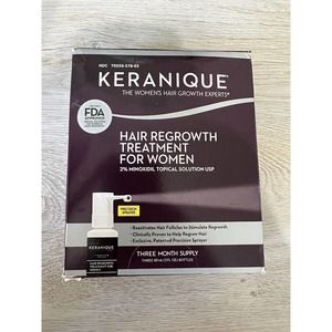 Keranique Hair Regrowth Treatment Extended Nozzle Spray 3 mo supply EXP 12/22